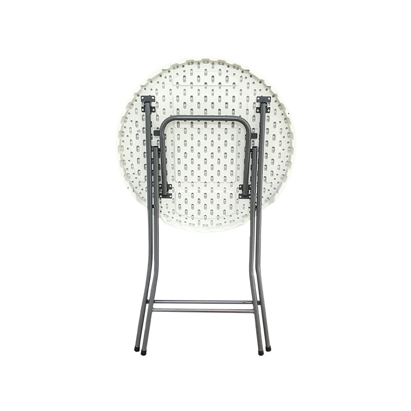 80cm Portable Bistro No Cross Round Bar Table