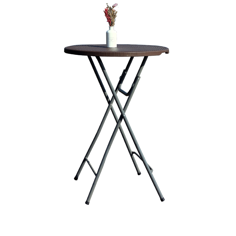 80*110cm Bistro Rattan Table（High）